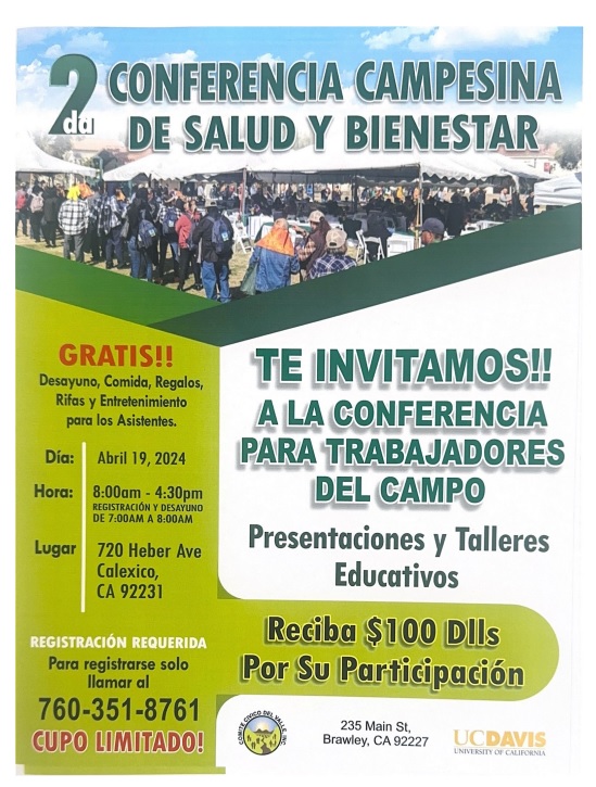 Convocan a trabajadores agrícolas del Valle&nbsp;Imperial