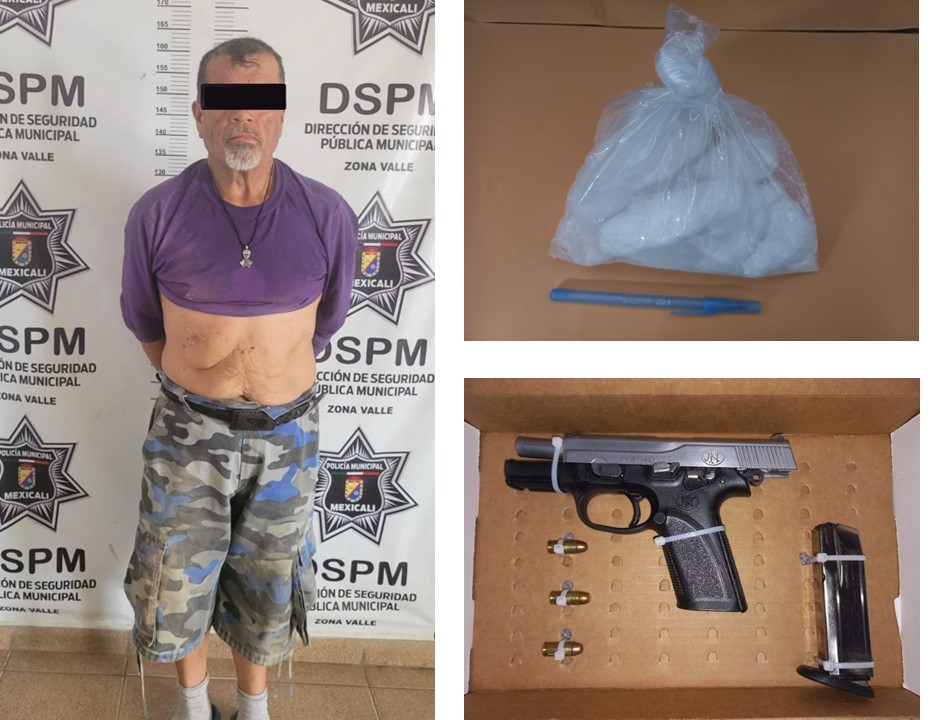 DETIENEN EN EL VALLE  A SUJETO ARMADO Y CON&nbsp;META